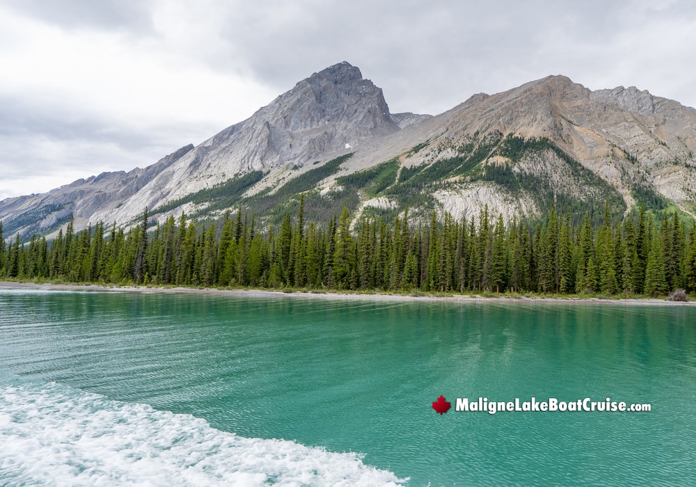 Maligne Lake's North Mountain Rages